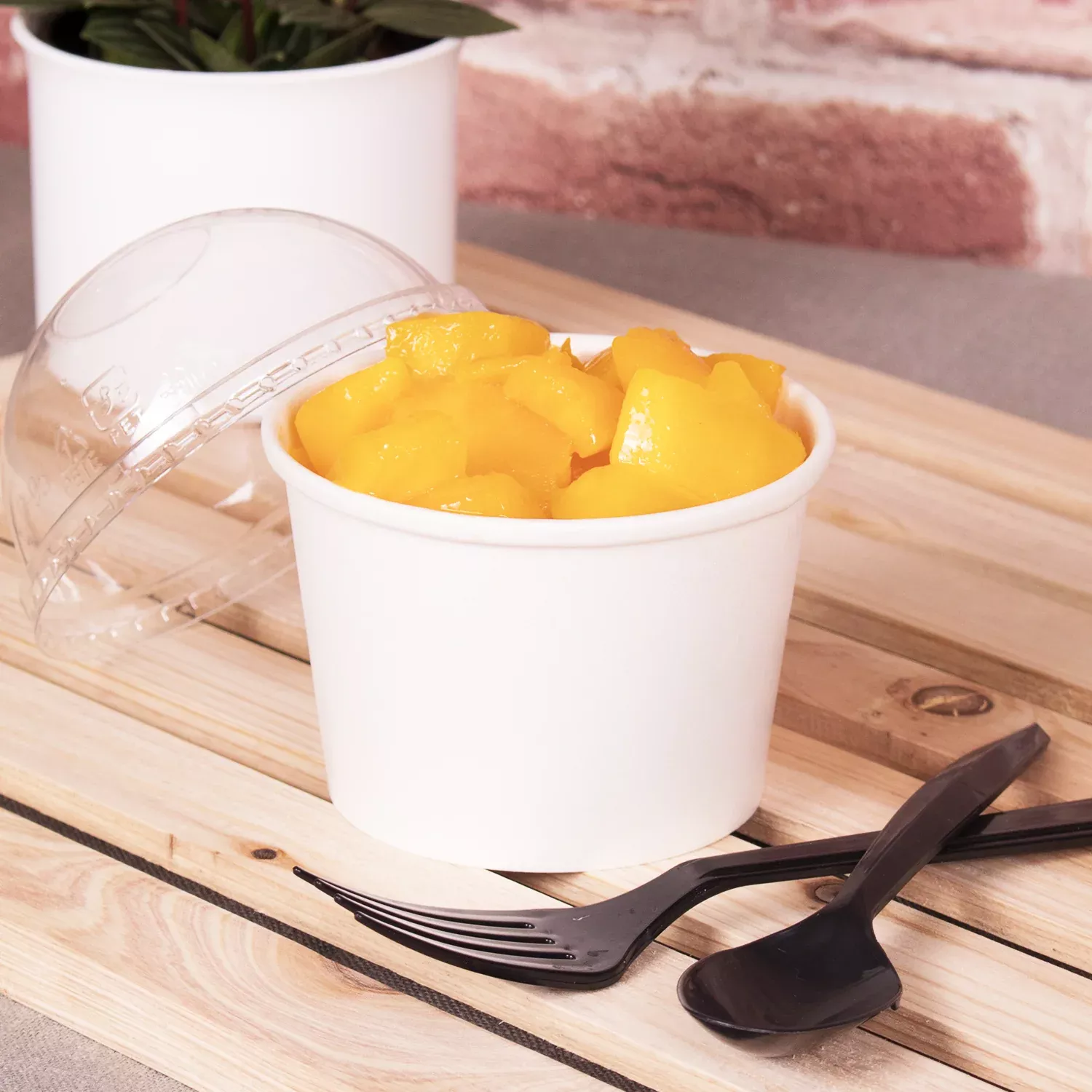 [1,000 ct] Food Container Dome Lids