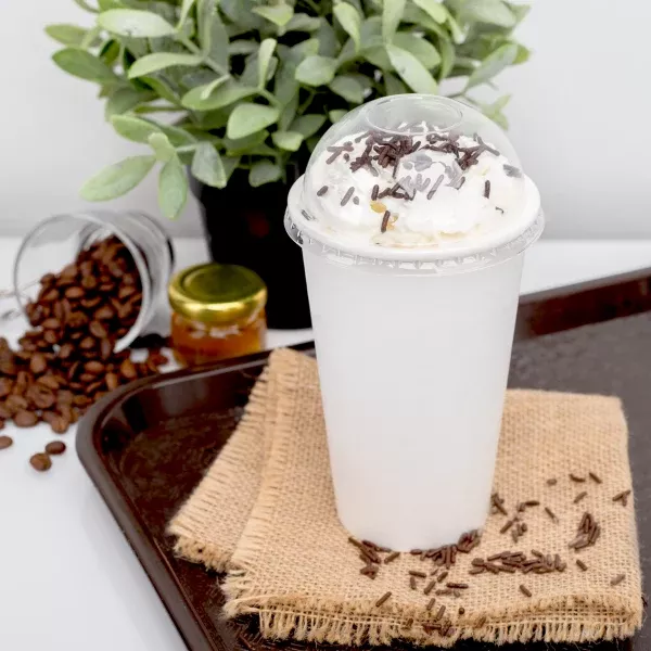[1,000 ct] Plastic Dome Cup Lids