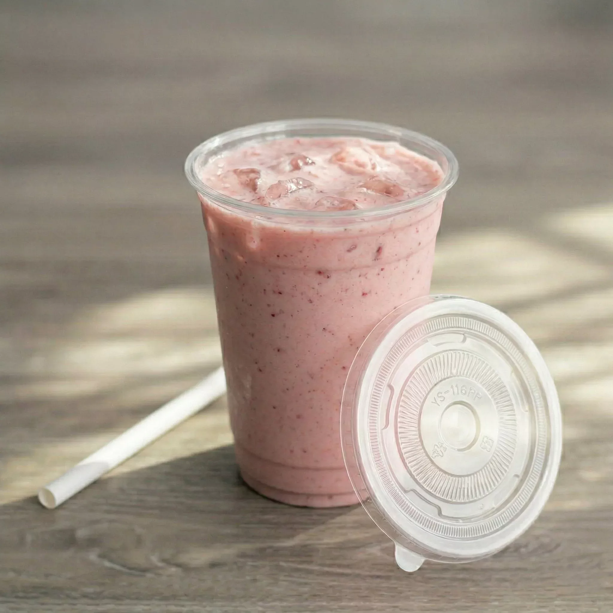 [1,200 ct] Plastic Cup Lids, PP, 116 mm