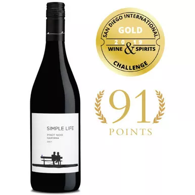 12-bottle-case-simple-life-california-pinot-noir-2020-w-shipping-included 12 Bottle Case Simple Life California Pinot Noir 2020 w/ Shipping Included