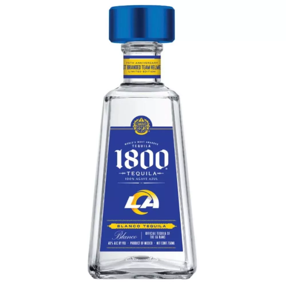 1800 x LA Rams Blanco Tequila