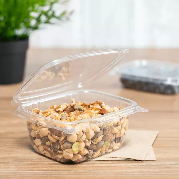 [200 ct] 16 oz Hinged Deli Container