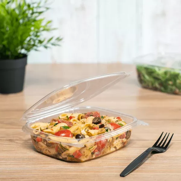 [200 ct] 24 oz Hinged Deli Container