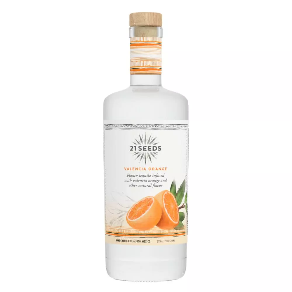 21 Seeds Valencia Orange Infused Blanco Tequila