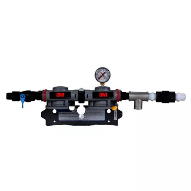 3m-cuno-dual-port-dp2xx-hot-cold-twin-manifold-assembly 3M Cuno Dual Port DP2XX Hot and cold Twin Manifold Assembly