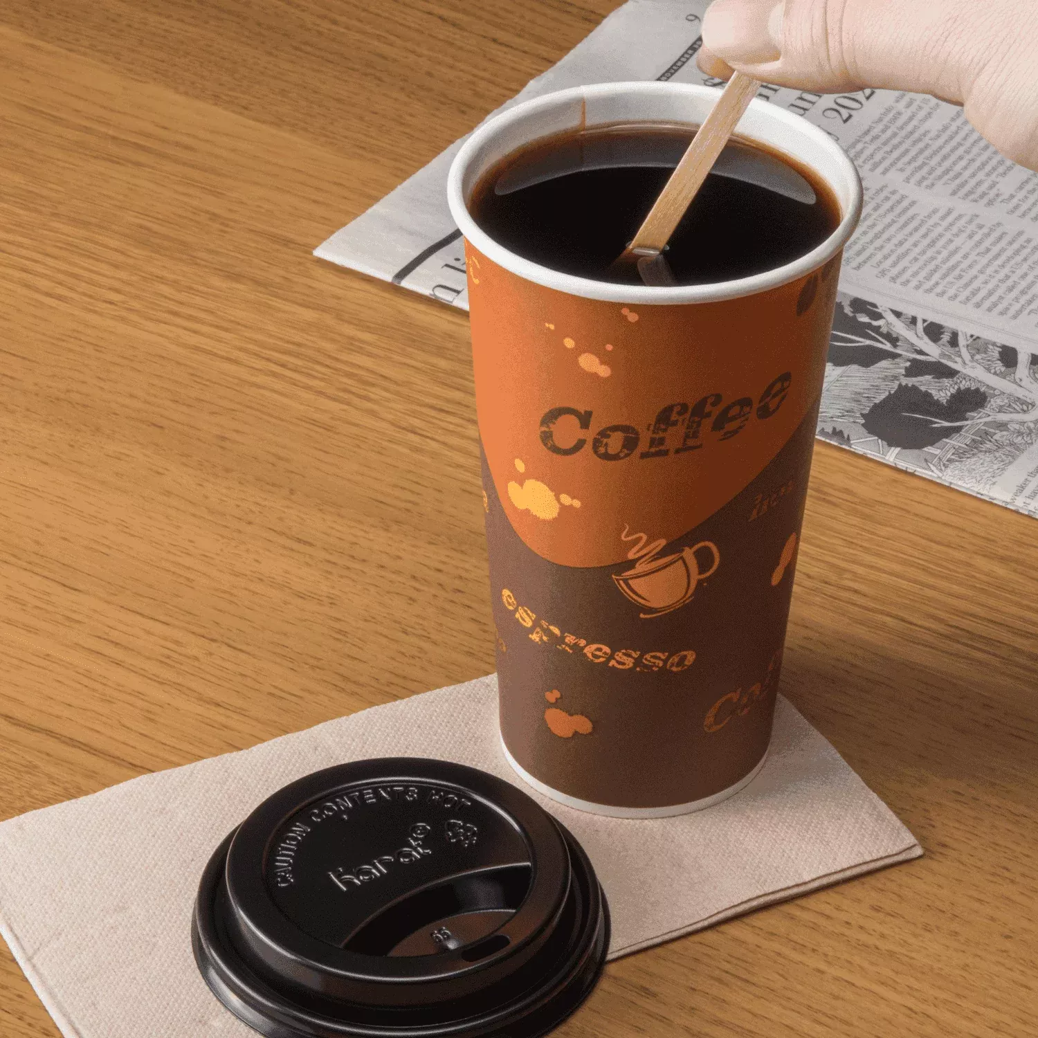 [600 ct] 20 oz Paper Coffee Cups