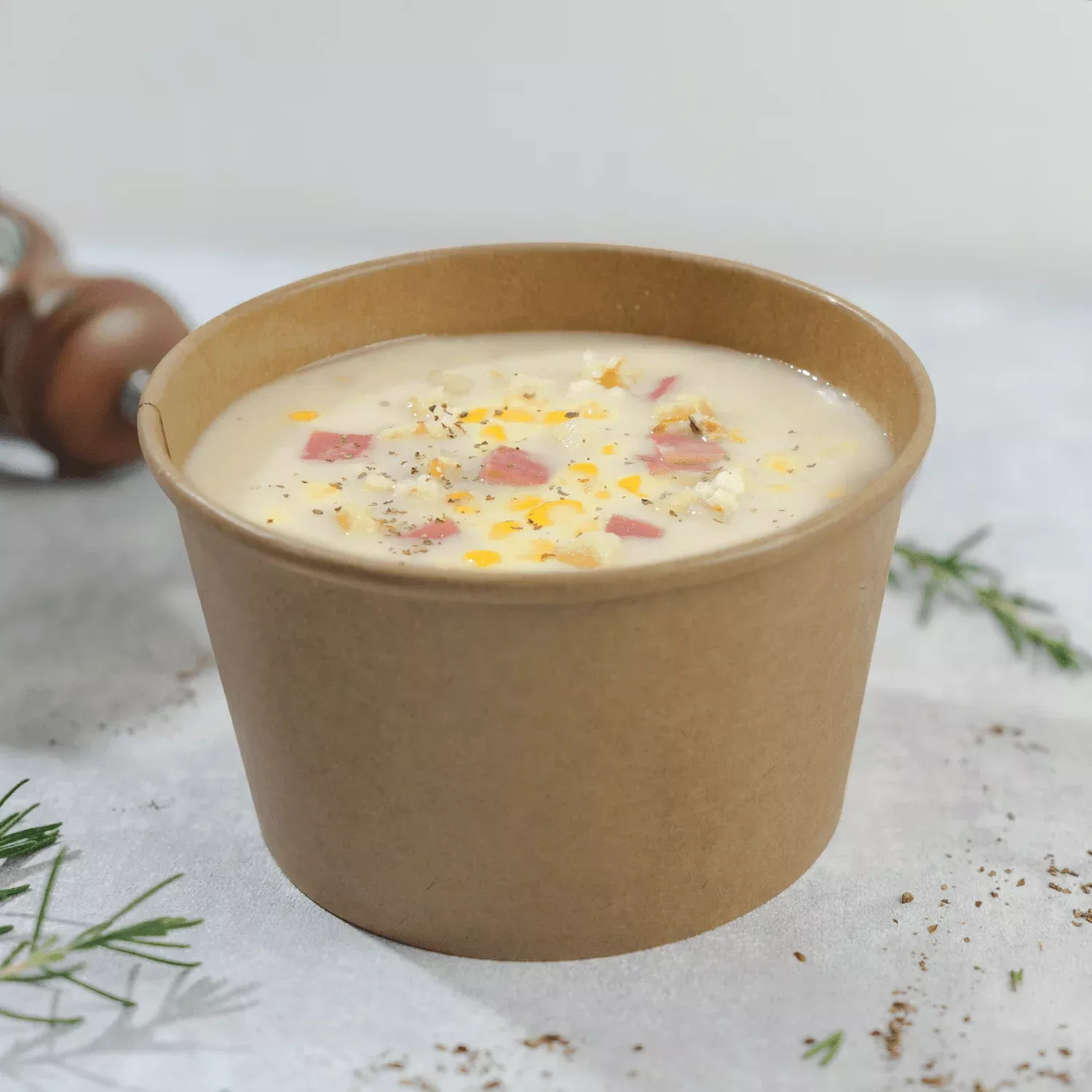 [600 ct] 28 oz Paper Food Containers