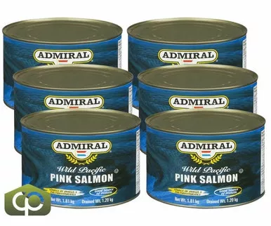 admiral-wild-pacific-canned-pink-salmon-1-81kg-3-99lbs-6-case Admiral Wild Pacific Canned Pink Salmon 1.81KG/3.99LBS (6/Case)