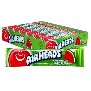 airheads-individually-wrapped-full-size-bars-watermelon-561-6g-1-24lbs Airheads Individually Wrapped Full Size Bars, Watermelon 561.6g/1.24Lbs