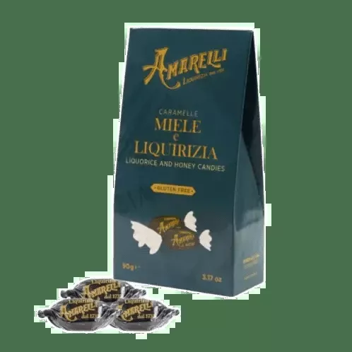 AMARELLI Honey & Licorice Candies - 90g (3.1oz)