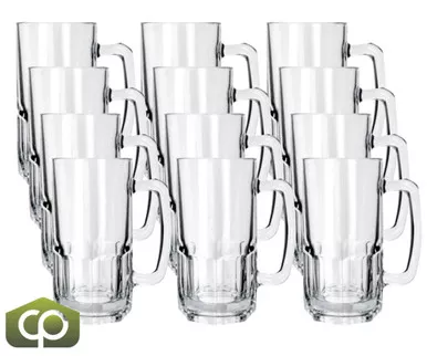 anchor-1153u-new-orleans-beer-mug-large-34-oz-capacity-clear-glass-12-case Anchor 1153U New Orleans Beer Mug - Large 34 oz Capacity, Clear Glass (12/Case)