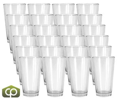 anchor-7176fu-16-oz-mixing-glass-rim-tempered-clear-glass-construction-24-case Anchor 7176FU 16 oz Mixing Glass, Rim-Tempered, Clear Glass Construction 24/Case
