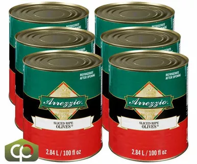 arrezio-classic-olive-black-ripe-sliced-2-84l-96-oz-6-case Arrezio Classic Olive Black Ripe Sliced 2.84L/96 oz (6/Case)
