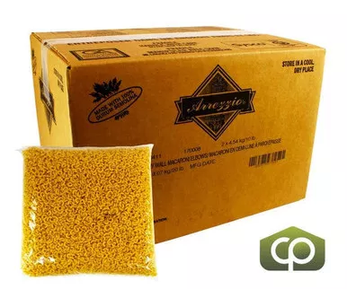 arrezzio-classic-pasta-macaroni-elbow-heavy-wall-4-54kg-10-lbs-bulk-size-2-case Arrezzio Classic Pasta Macaroni Elbow Heavy Wall 4.54KG/10 LBS Bulk Size (2/Case)