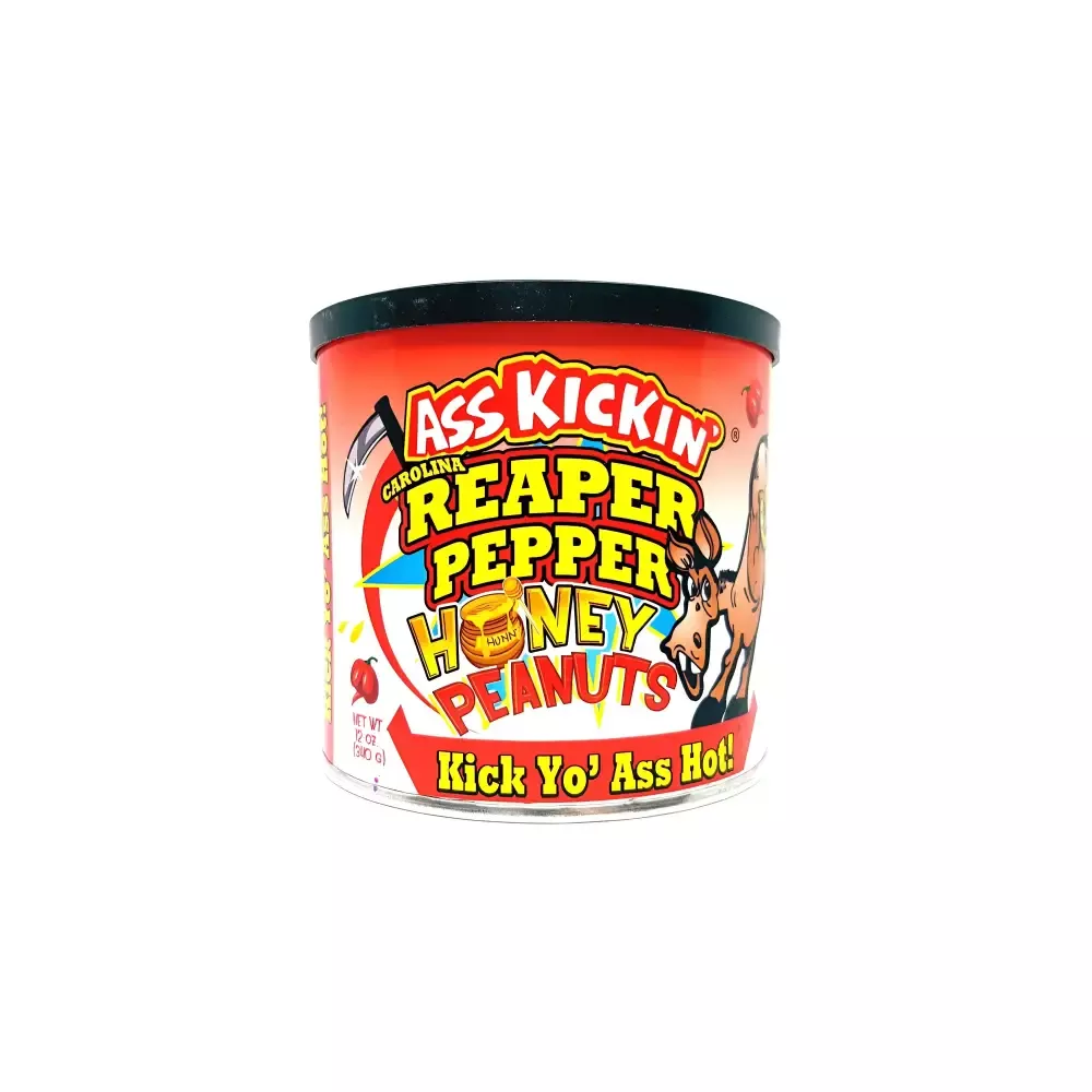 ass-kickin-carolina-reaper-honey-peanuts-chilly-chiles Ass Kickin' Carolina Reaper Honey Peanuts – Chilly Chiles