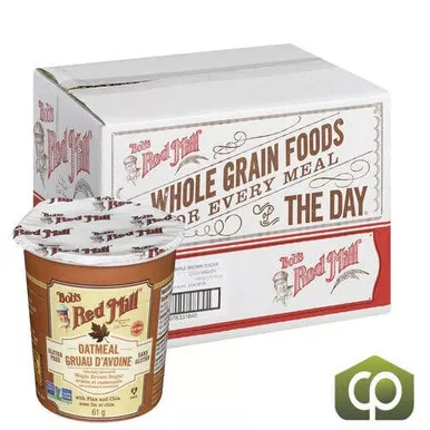 bob-s-red-mill-maple-brown-sugar-oatmeal-cup-61g-12-case-1-6-lbs Bob's Red Mill Maple Brown Sugar Oatmeal Cup 61g (12/Case) - 1.6 lbs