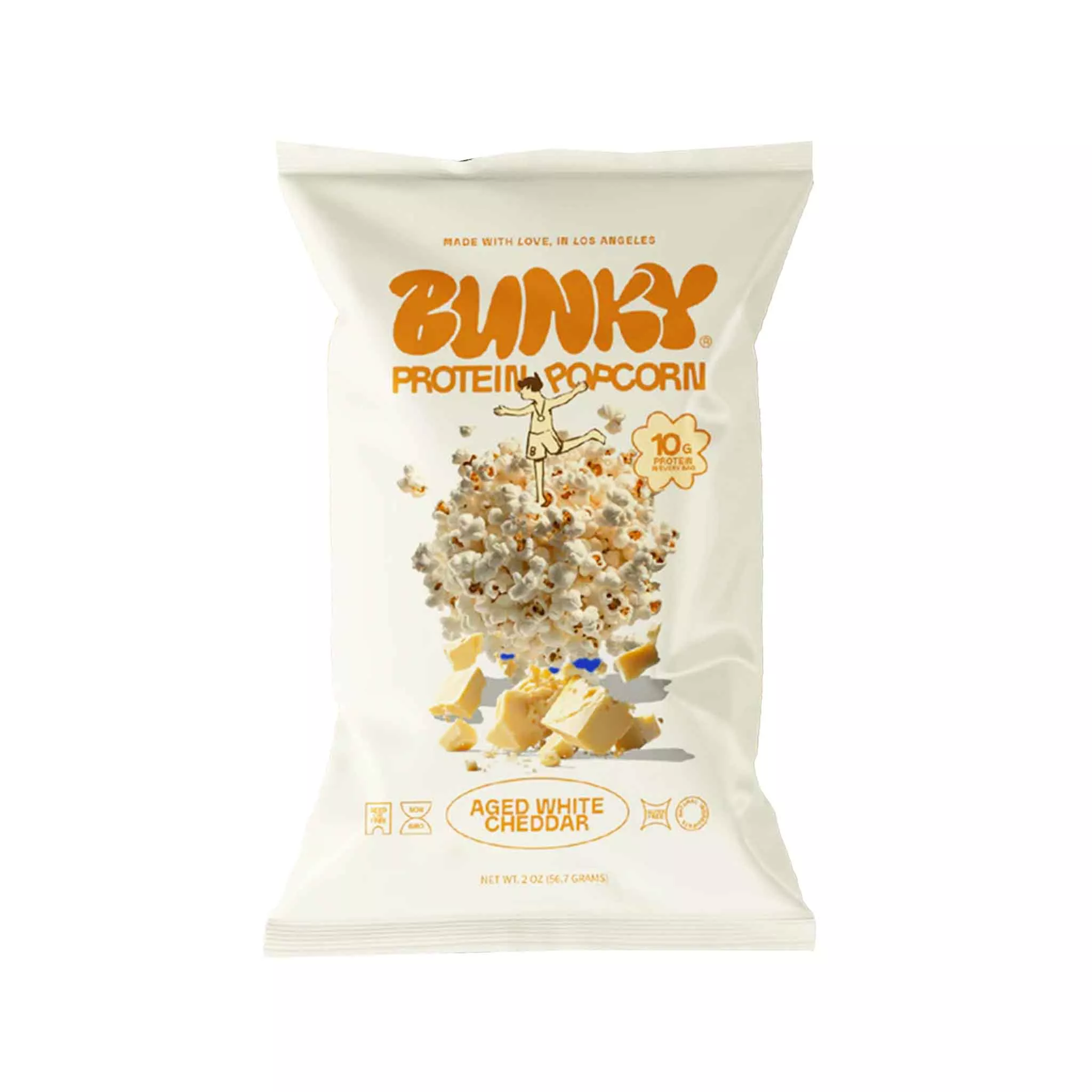 bunky-aged-white-cheddar-protein-popcorn-2oz BUNKY AGED WHITE CHEDDAR PROTEIN POPCORN 2oz