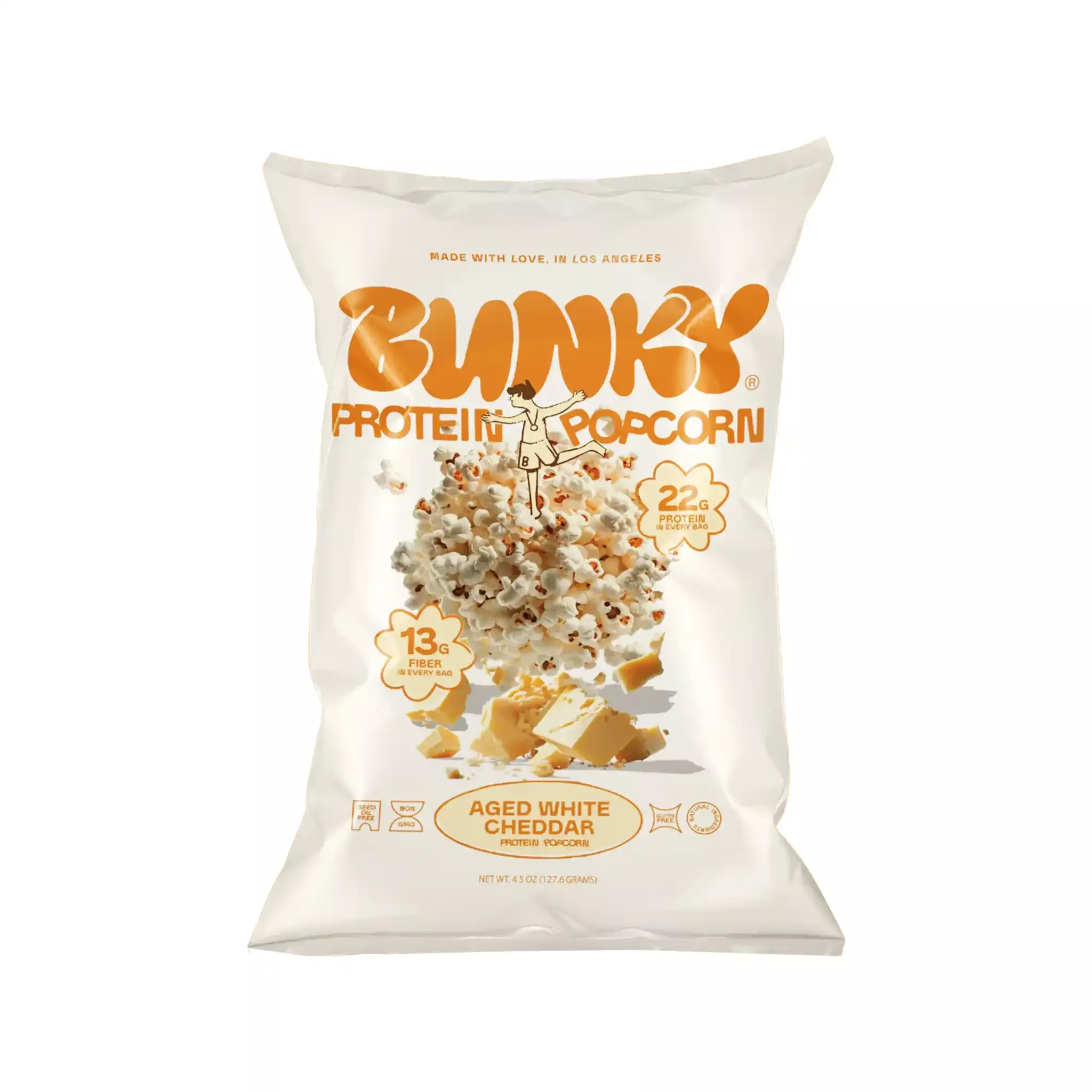 bunky-aged-white-cheddar-protein-popcorn-4-5oz BUNKY AGED WHITE CHEDDAR PROTEIN POPCORN 4.5oz