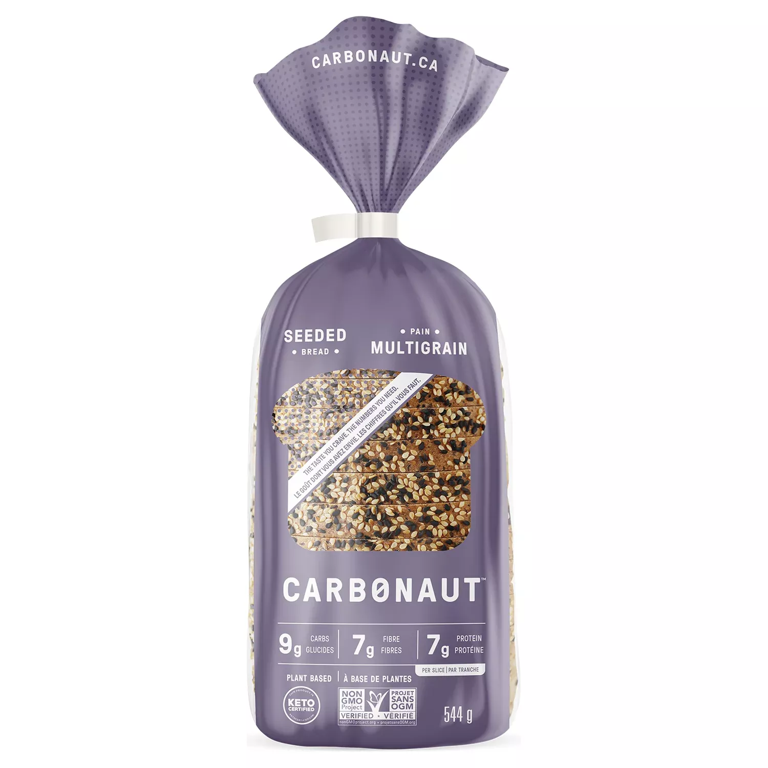 carbonaut-low-carb-bread-seeded-544-g Carbonaut - Low Carb Bread -Seeded - 544 g