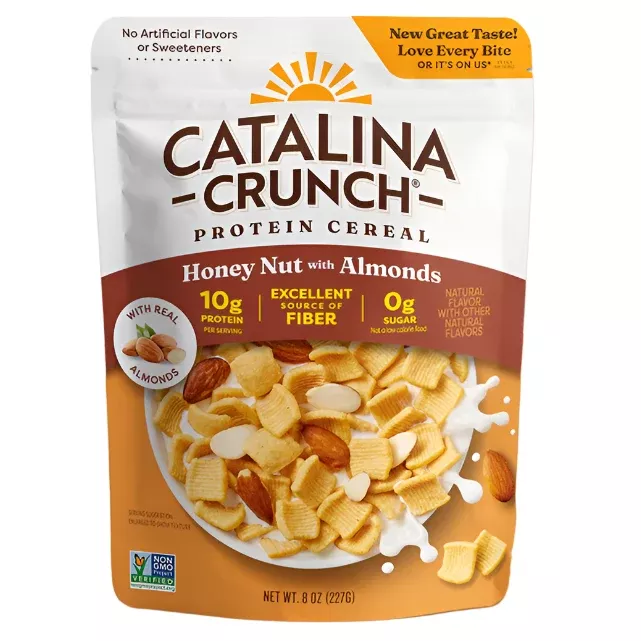 Catalina Crunch - Keto Friendly Cereal - Honey Nut with Almonds - 227g