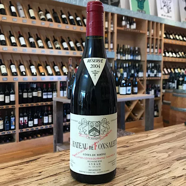 ch-rayas-chateau-de-fonsalette-cotes-du-rhone-syrah-2004 Ch. Rayas Chateau de Fonsalette Cotes du Rhone Syrah 2004