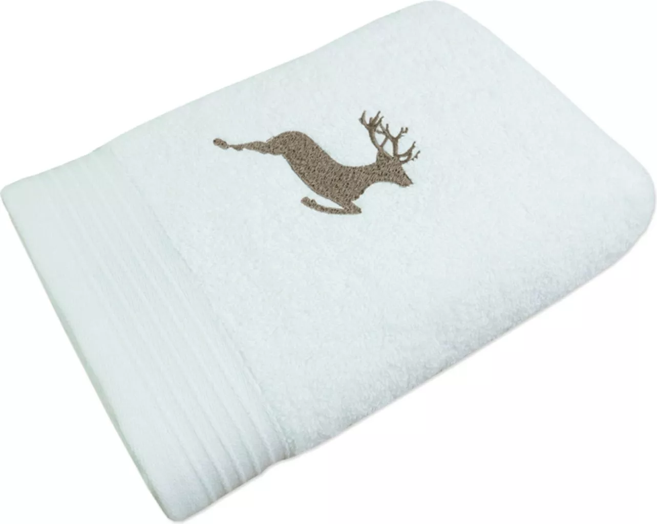 deer-hand-towel-champagne "Deer" Hand Towel Champagne