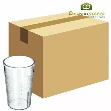 dinex-dx550107-5-oz-clear-san-plastic-pebbled-tumbler-72-case Dinex DX550107 5 oz. Clear SAN Plastic Pebbled Tumbler (72/Case)