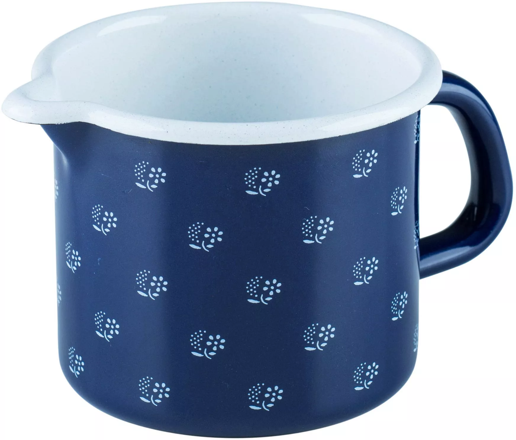 dirndl-blue-0-5-litre-milk-steamer-1-pc "Dirndl Blue" 0.5 Litre Milk Steamer 1 pc