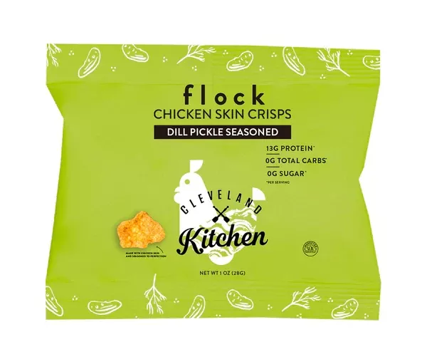 flock-chicken-chips-dill-pickle-28g Flock - Chicken Chips - Dill Pickle - 28g