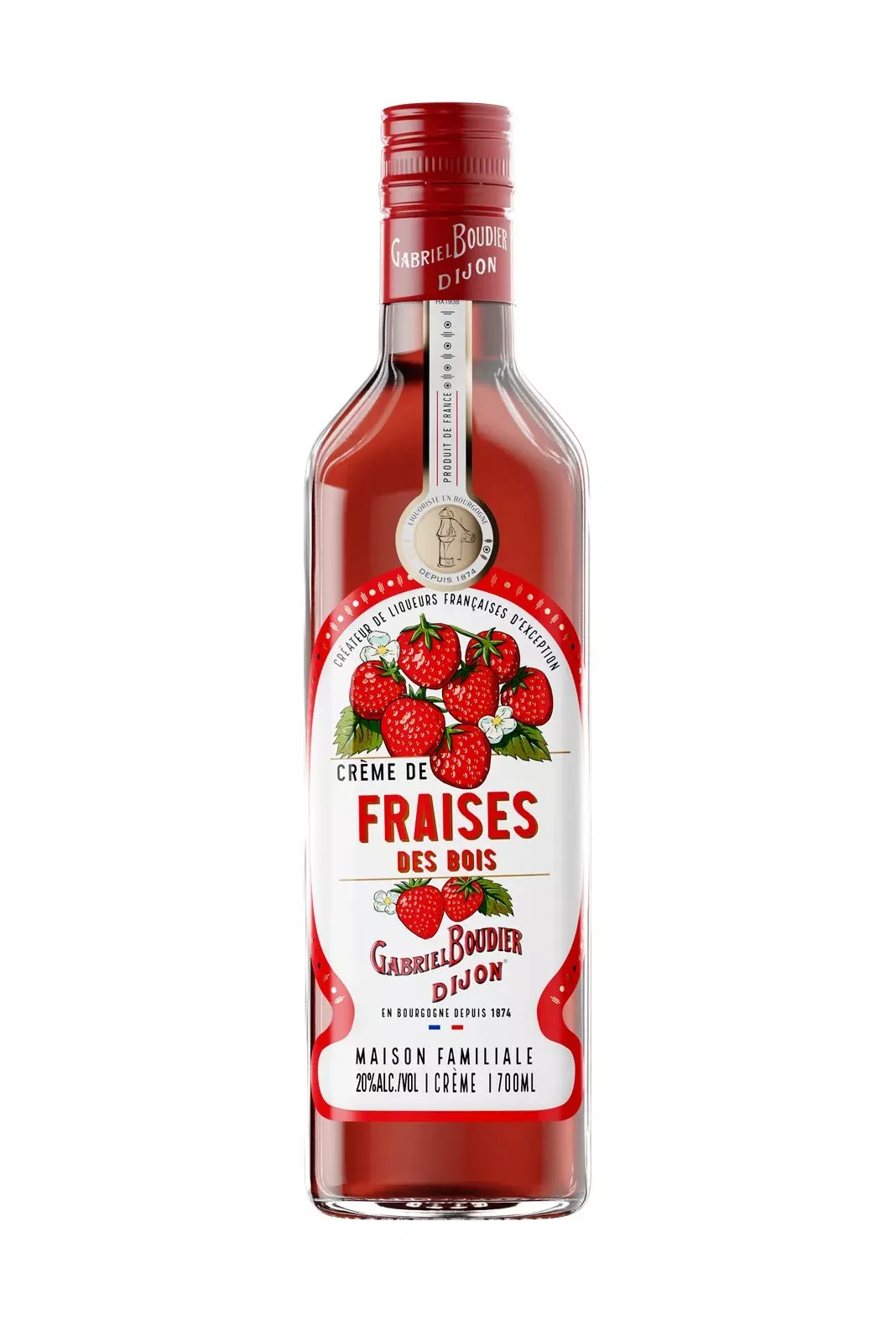 gabriel-boudier-cr-me-de-fraise-strawberry-liqueur-20-700ml Gabriel Boudier Crème de Fraise (Strawberry) Liqueur 20% 700ml