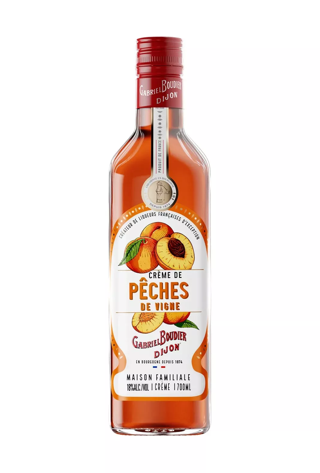 gabriel-boudier-cr-me-de-peche-peach-liqueur-18-700ml Gabriel Boudier Crème de Peche (Peach) Liqueur 18% 700ml