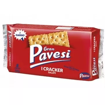 GRAN PAVESI Salted Crackers - 250g (8.8oz)