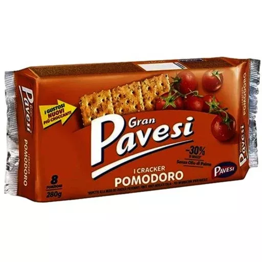 gran-pavesi-tomato-flavored-crackers-280g-8-88oz GRAN PAVESI Tomato Flavored Crackers - 280g (8.88oz)
