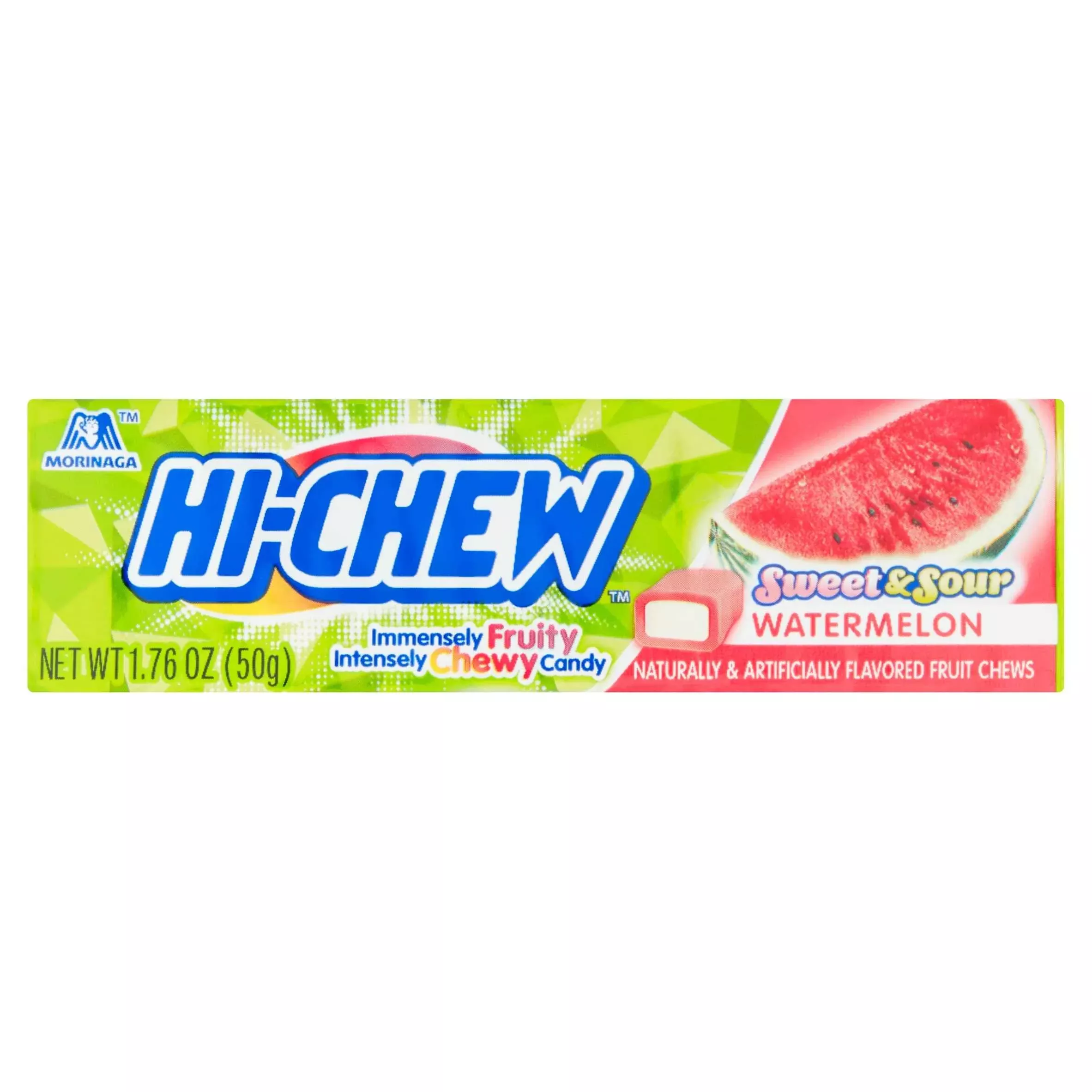 hi-chew-sweet-sour-watermelon-chewy-sweets-50g Hi-chew Sweet & Sour Watermelon Chewy Sweets 50g