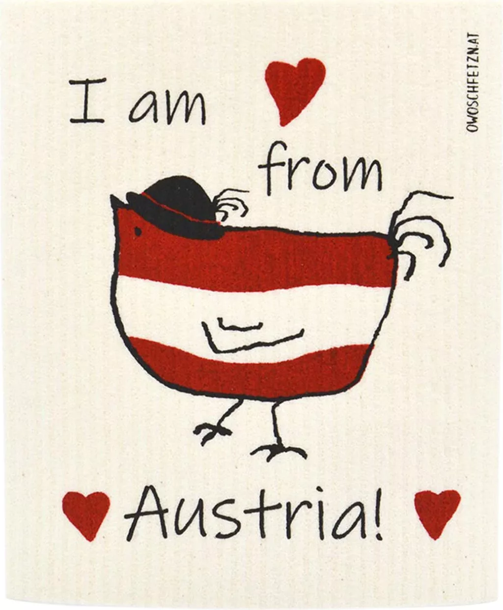 i-am-from-austria-sponge-cloth1-pc "I am from Austria" Sponge Cloth1 pc