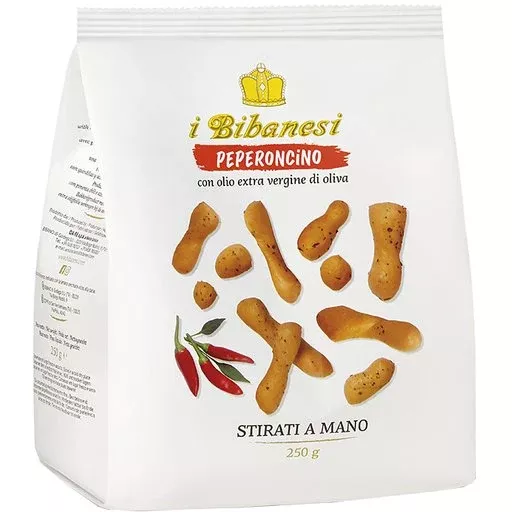 i-bibanesi-chunky-breadsticks-chili-pepper-flavor-100g-3-52oz I BIBANESI Chunky Breadsticks Chili Pepper Flavor - 100g (3.52oz)