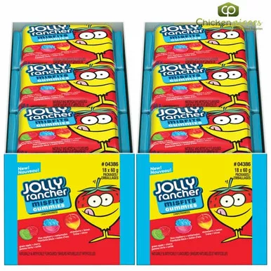 jolly-rancher-misfits-gummies-candy-1-08kg-2-38lbs JOLLY RANCHER Misfits Gummies Candy 1.08kg/2.38Lbs