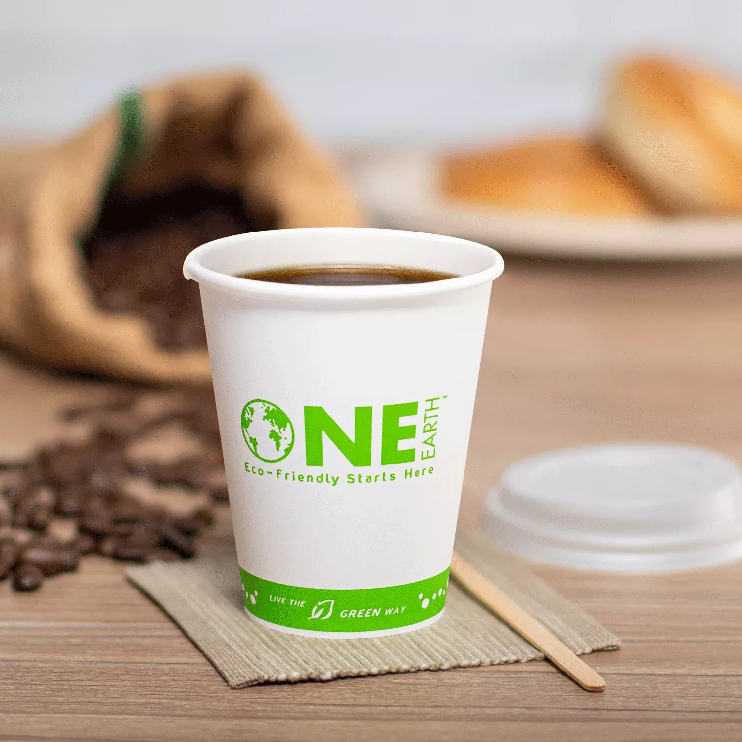 karat-earth-8oz-eco-friendly-paper-hot-cups-80mm-generic-print-1 Karat Earth 8oz Eco-Friendly Paper Hot Cups (80mm) - Generic Print - 1