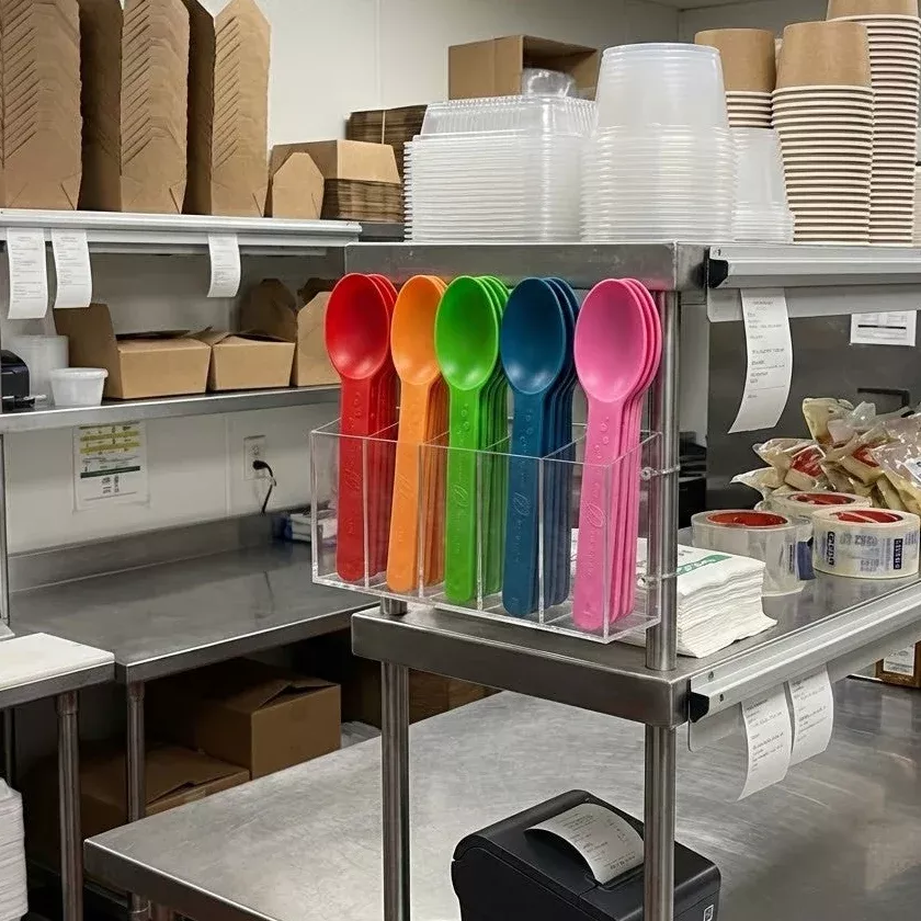 karat-earth-heavy-weight-bio-based-spoons-rainbow-1-000-pcs Karat Earth Heavy Weight Bio-Based Spoons, Rainbow - 1,000 pcs