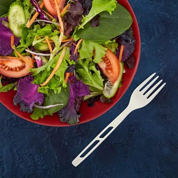 karat-earth-heavy-weight-cpla-compostable-fork-wrapped-white-750-pc Karat Earth Heavy Weight CPLA Compostable Fork Wrapped, White - 750 pc