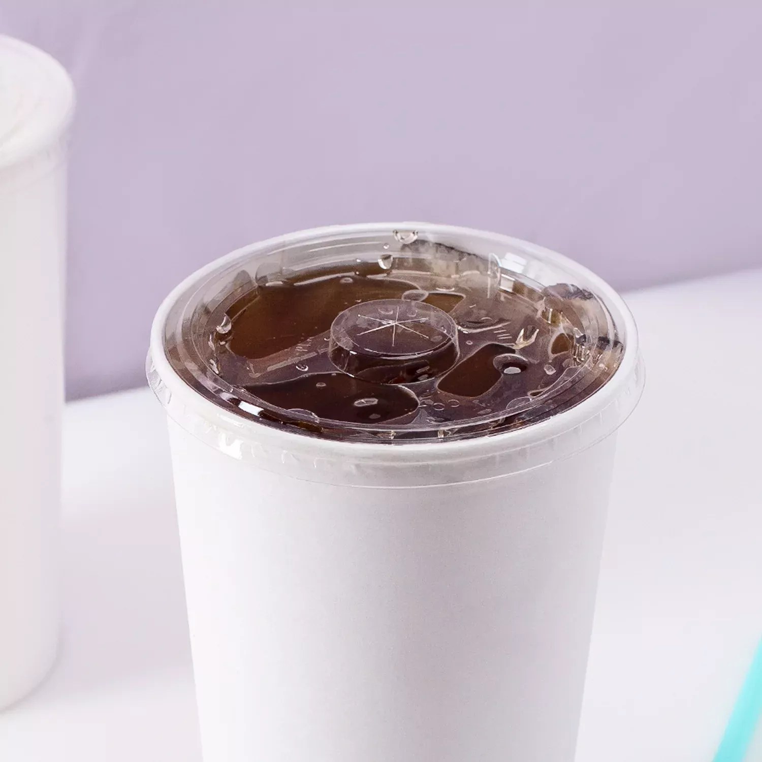 karat-earth-pla-flat-lid-44oz-paper-cold-cup-115mm-480-pcs Karat Earth PLA Flat Lid for 44oz Paper Cold Cup (115mm) - 480 pcs