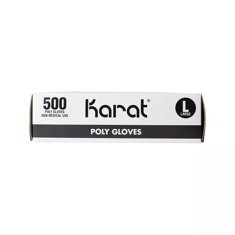 karat-poly-gloves-clear-distributor-pack-large-10-000-ct Karat Poly Gloves (Clear) Distributor Pack- Large - 10,000 ct