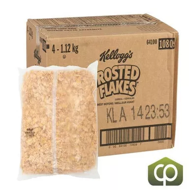 kellogg-s-frosted-flakes-sleeve-1120g-4-case-9-11-lbs Kellogg's Frosted Flakes Sleeve 1120g (4/Case) - 9.11 lbs