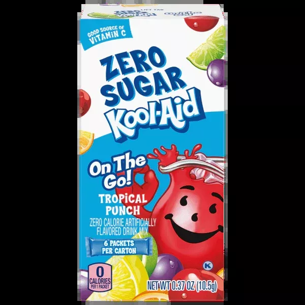 kool-aid-zero-sugar-on-go-drink-mix-tropical-punch-6-packets Kool Aid - Zero Sugar On-the-Go Drink Mix - Tropical Punch - 6 packets