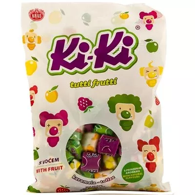 Kras Ki-Ki Assorted Fruit Toffee, 14.1 oz