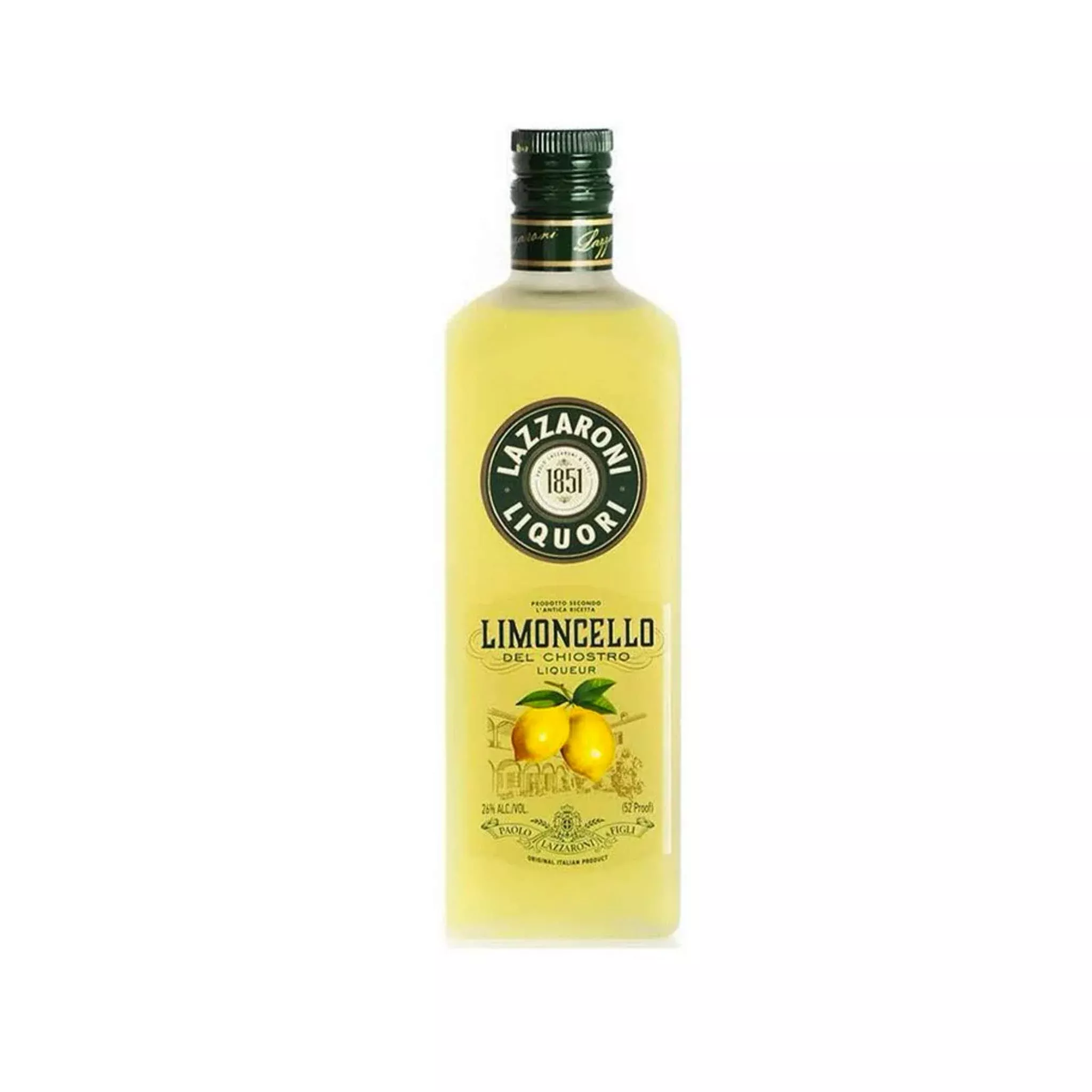 LAZZARONI LIMONCELLO DEL CHIOSTRO LIQUEUR 750ml