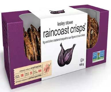 lesley-stowe-cr-cracker-crisp-fig-olive-raincoast-150-gr-0-33-lbs-bulk-size-12-c Lesley Stowe Cr Cracker Crisp Fig & Olive Raincoast 150 GR/0.33 LBS Bulk Size (12/Case)- Canadian Made
