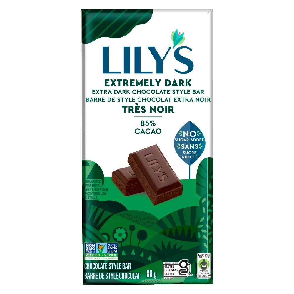 lily-s-dark-chocolate-bar-extremely-dark-85-80-g Lily's - Dark Chocolate Bar - Extremely Dark 85% - 80 g