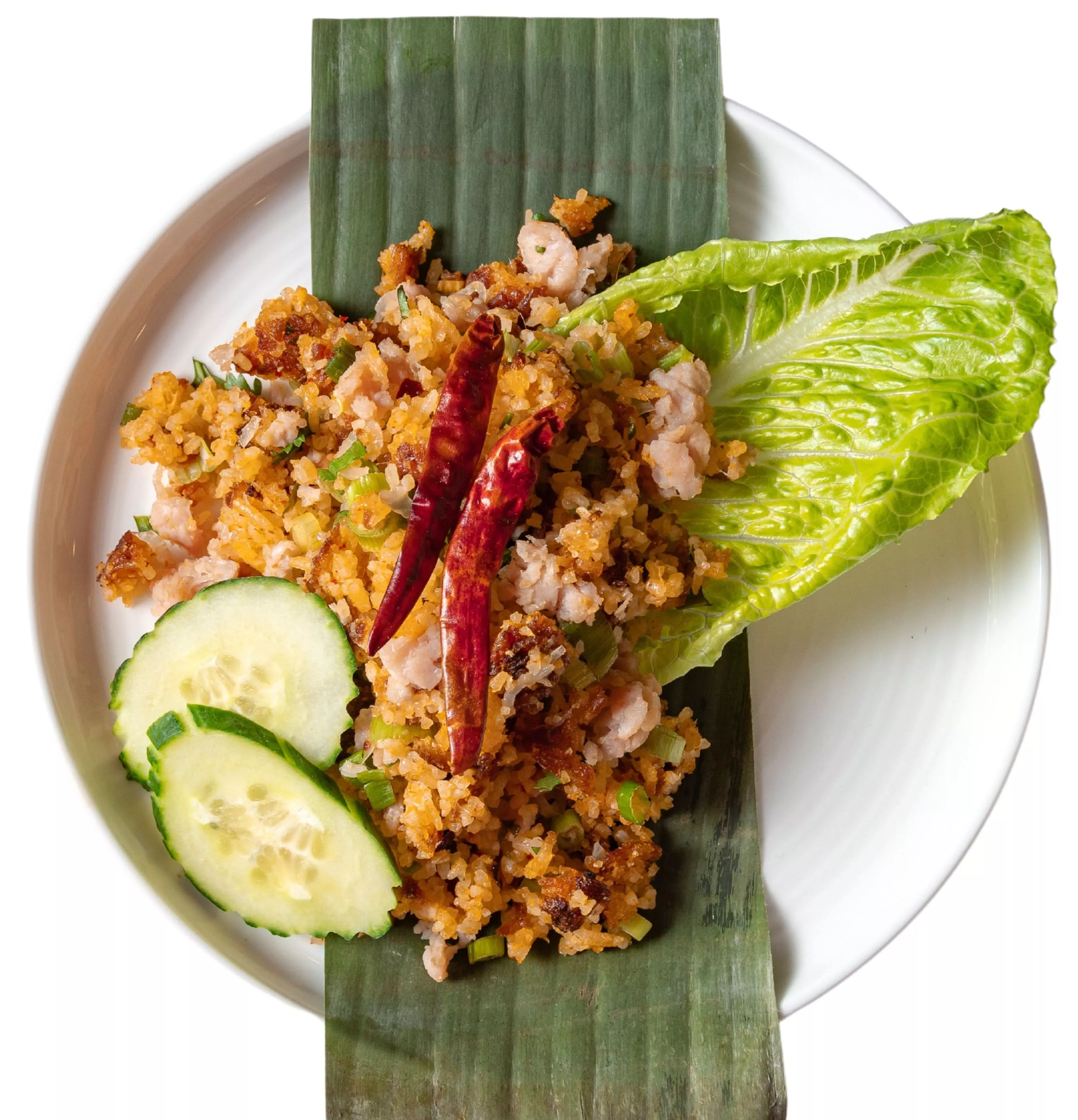 nam-khao-pork-crispy-rice-salad Nam Khao (Pork Crispy Rice Salad)