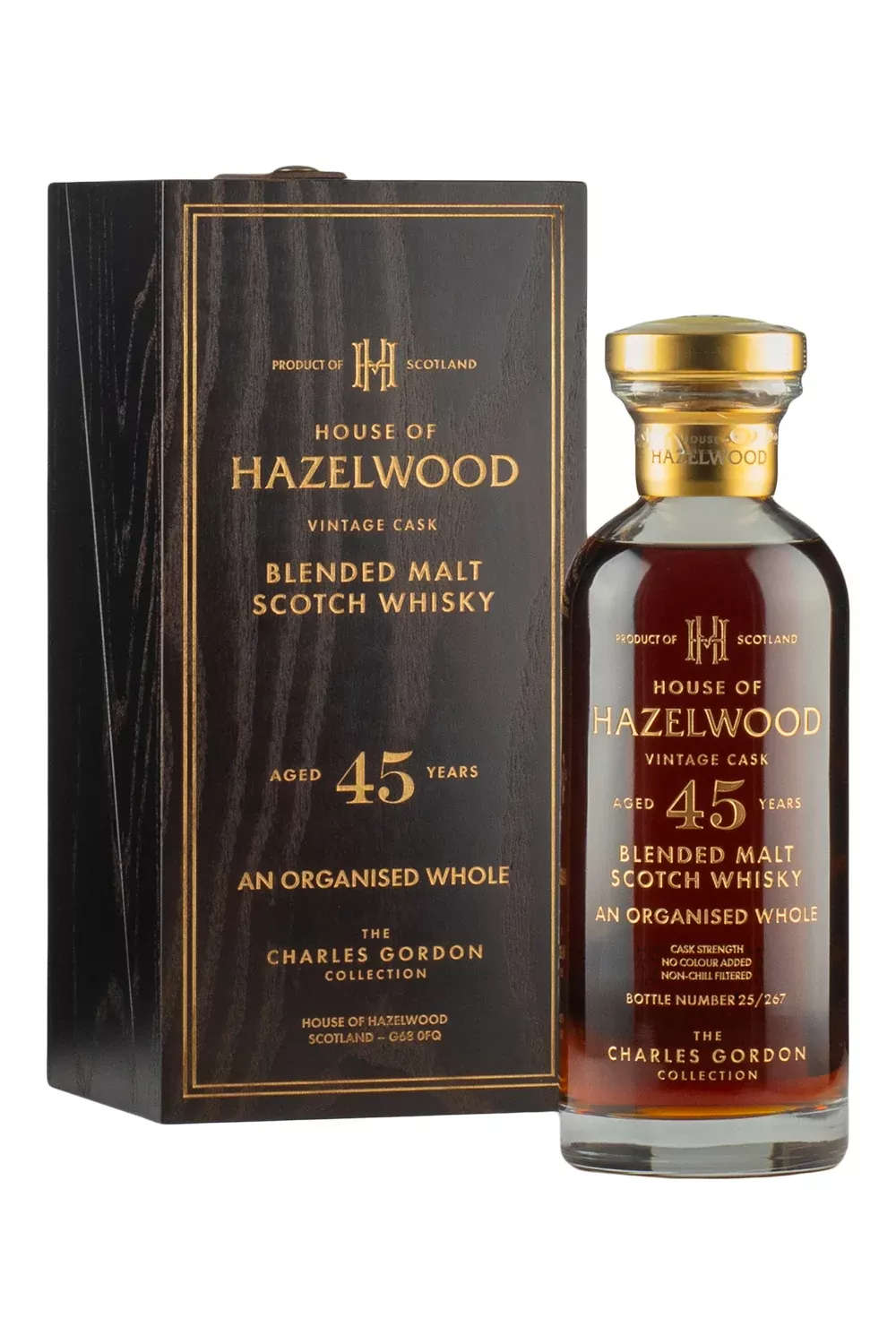 An Organised Whole 45 Year Old Blended Malt House of Hazelwood Charles Gordon Collection